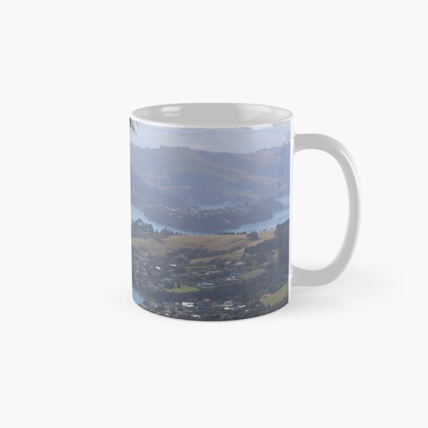 Item preview, New Zealand Landscape - Cabbage Tree overlooking the Dunedin Harbour on the raod to Larnach's Castle. designed and sold by mosgol.
