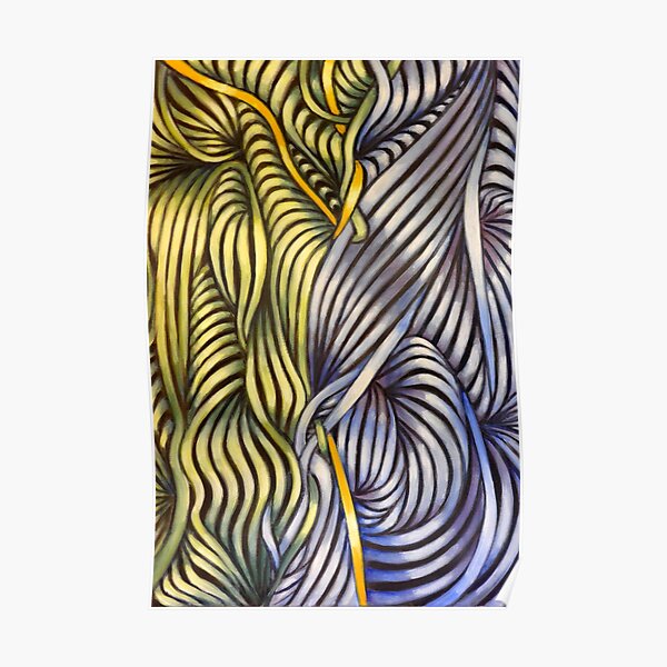 Rhythm Yellow Poster