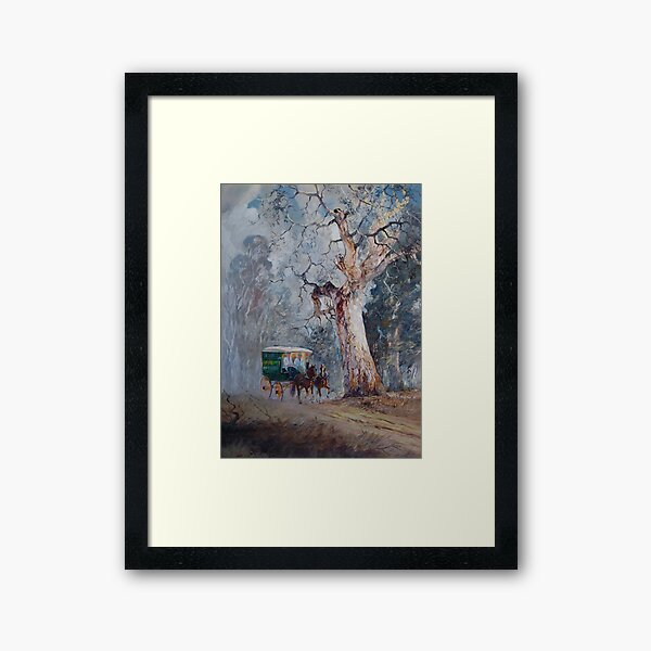 Item preview, Gum Tree Delivery Van - Australian Landscape designed and sold by Pieter Zaadstra Studio.