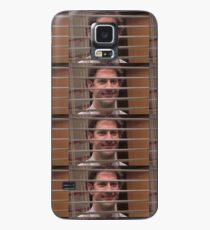 Jim Halpert Smiling Through Blinds Case/Skin for Samsung Galaxy
