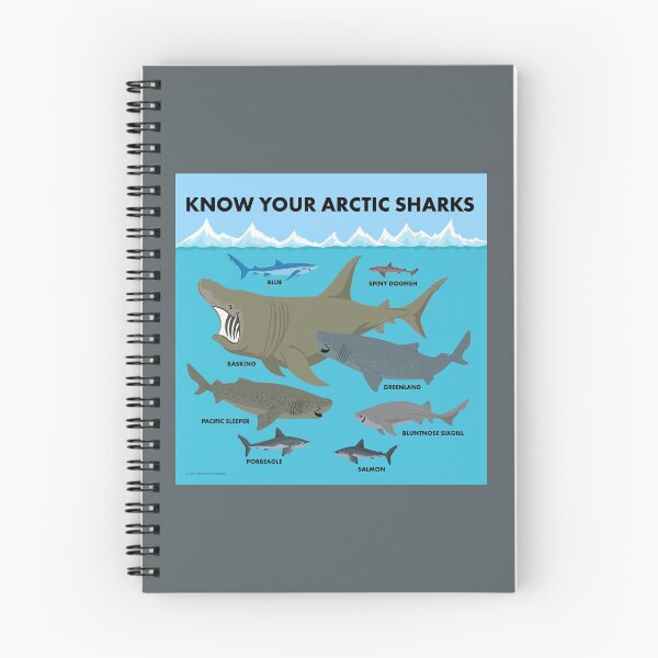 Item preview, Know Your Arctic Sharks designed and sold by Peppermint Narwhal.