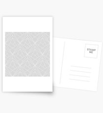 Geometric grey Postcards