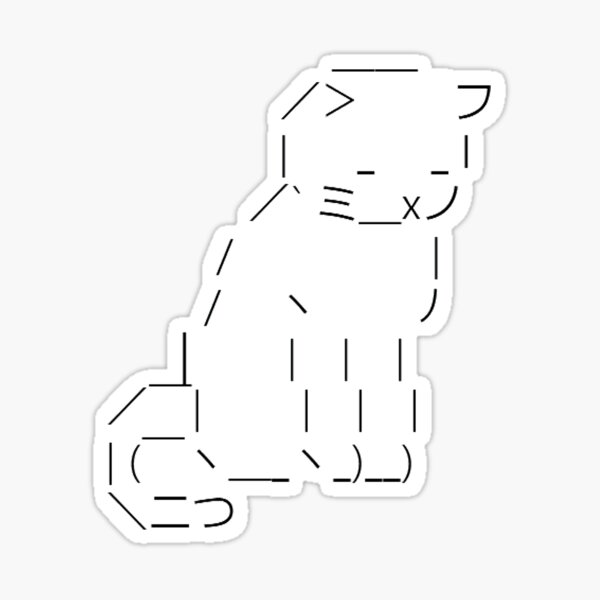 cat copy paste text art