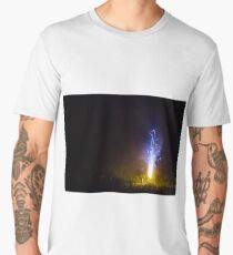 Blue roman candle Men's Premium T-Shirt