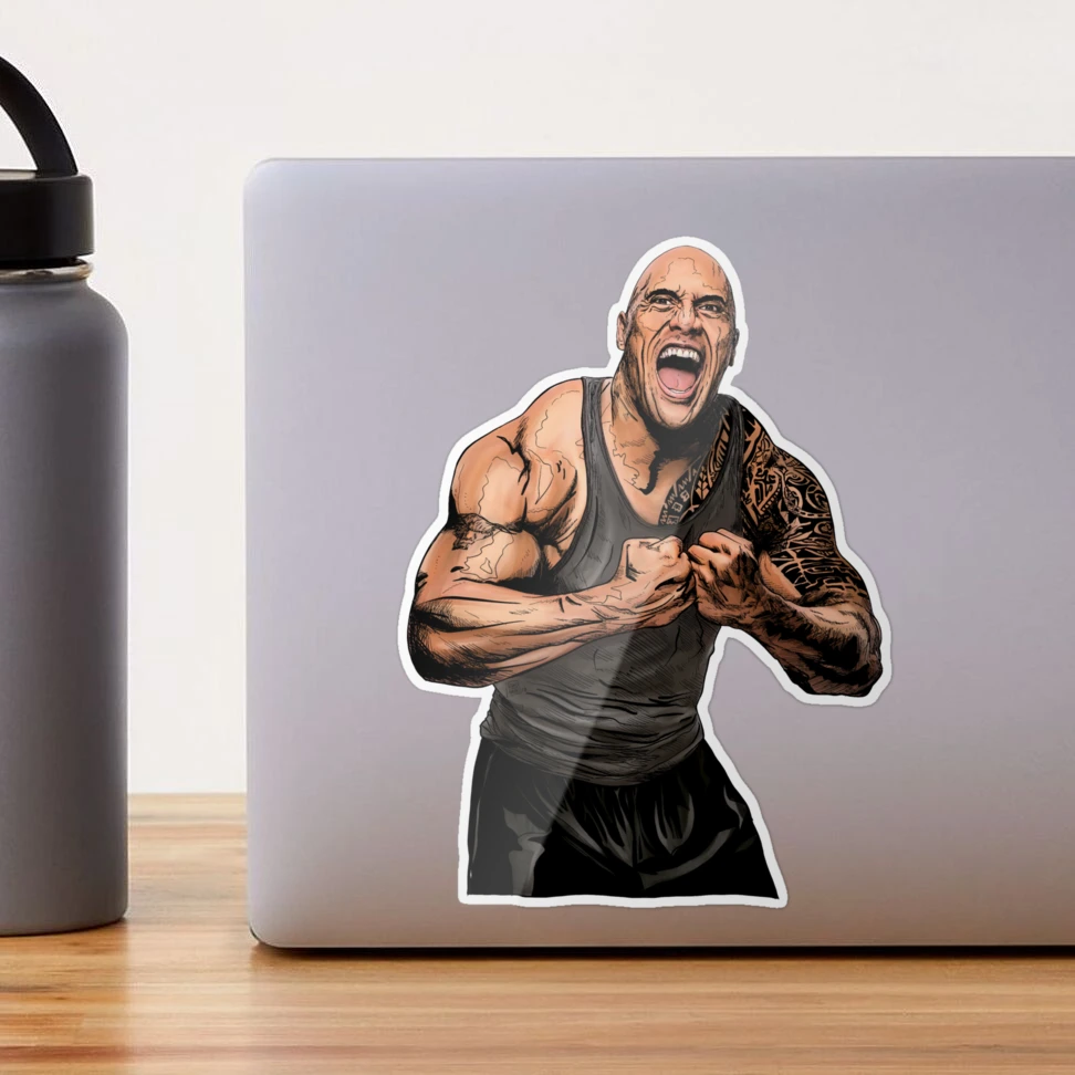 Rock Dwayne Sticker – Rock Dwayne Dwayne Johnson – Otkrivajte i