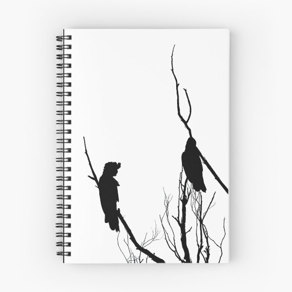 Item preview, Winter Silhouette - Black Cockatoos designed and sold by Kim Roper.