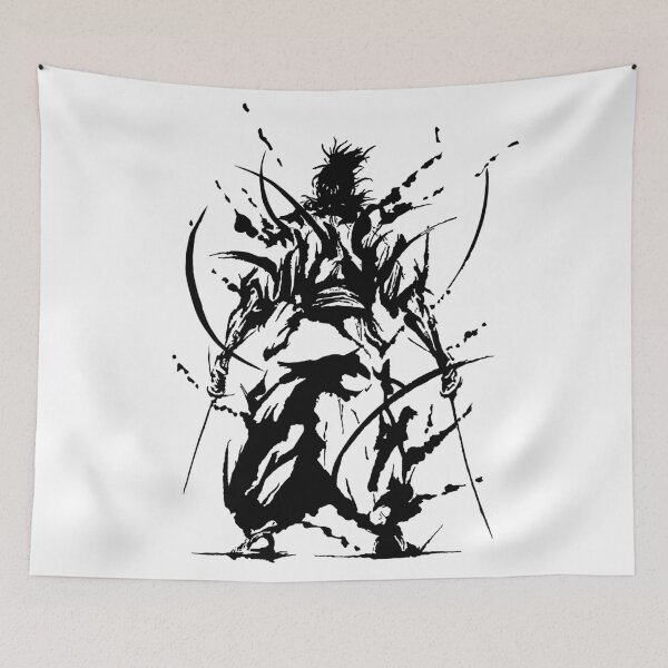 Item preview, Japan Japanese, Samurai silhouette, shadow picture, designed and sold by Marcin Adrian.