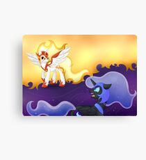 Solar Battle Canvas Print