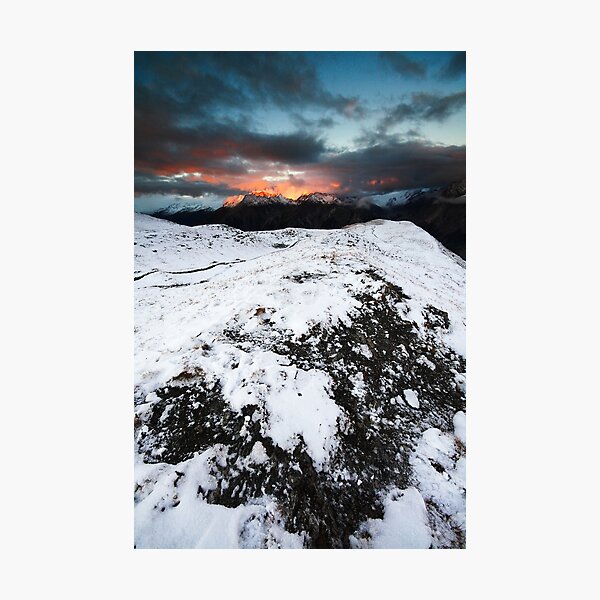 Glowing End Of Darkness Photographic Print
