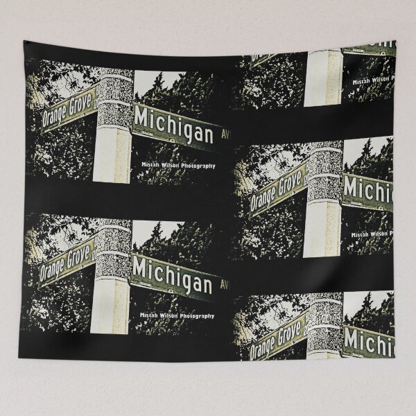 Item preview, Orange Grove & Michigan Avenue, Pasadena, California by Mistah Wilson designed and sold by The Street Sign Store.
