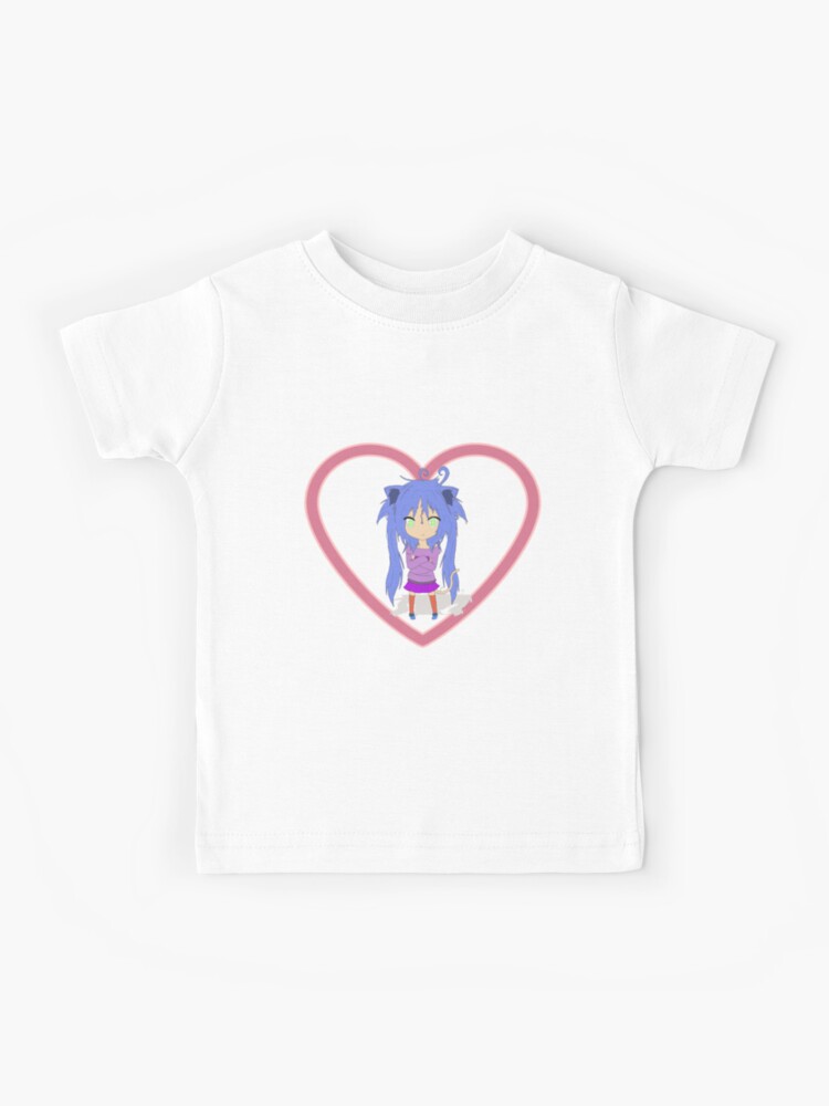 Anime Manga Girl Drawing Cute Big Eyes Heart Kids T Shirt By Phys Redbubble