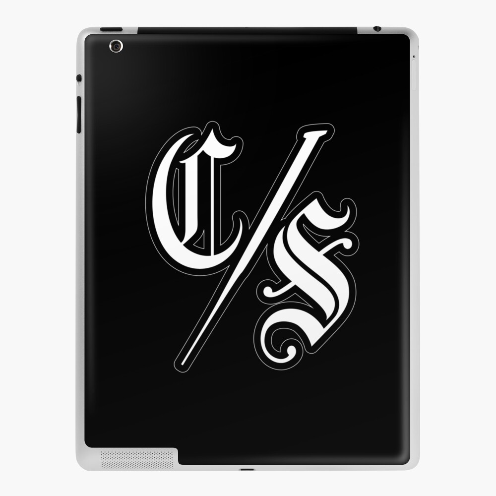 Funda Y Vinilo Para Ipad Con Safos Chicano Negro Gris Tatuaje De