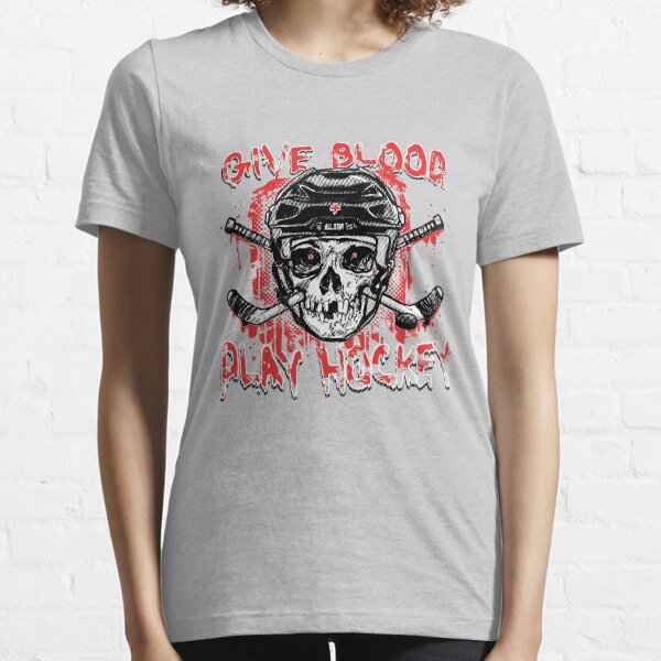 Give Blood Play Hockey Essential T-Shirt
