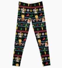 Buddy The Elf Ugly Christmas Sweater Design Classic Xmas Movie Fun Gift Will Ferrell Leggings