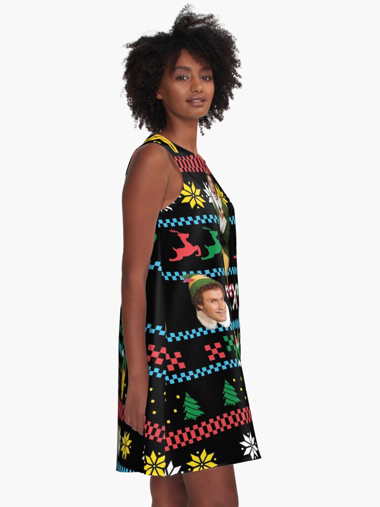 Funny christmas cheap sweater dress