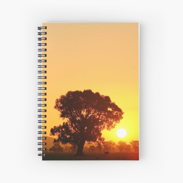Golden Times Spiral Notebook