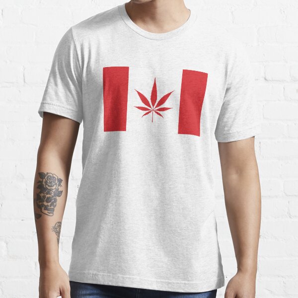 "Kanada Canabis Flagge" TShirt von mjammer Redbubble