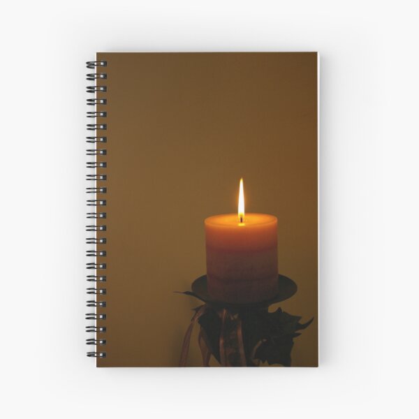 The corner candle Spiral Notebook
