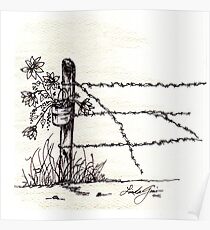 Fence Post Drawing Fence Post Drawing