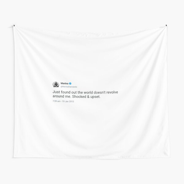 marina tweet Tapestry