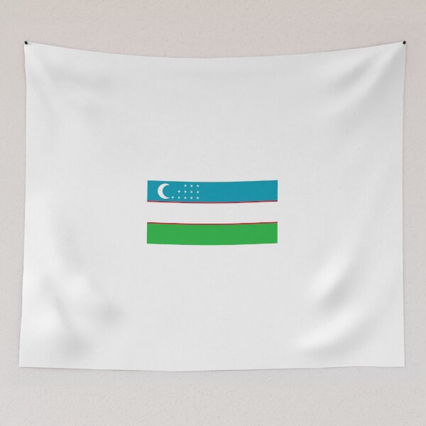Item preview, Flag of Uzbekistan designed and sold by MrsFlags.