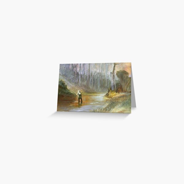 Vista previa del artículo con la obra «El ojo practicado: pescar el pozo de agua enmaderado», diseñado y vendido por Pieter Zaadstra Studio.