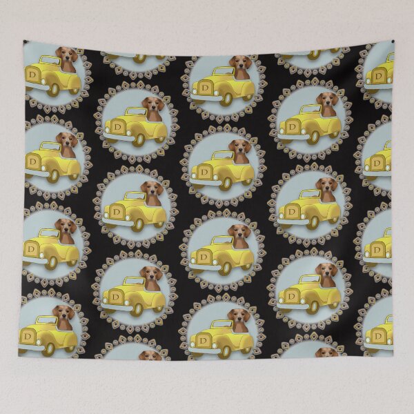 Item preview, Beagle Dog Driving Car designed and sold by artmuvz.