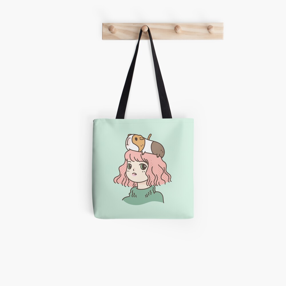 Guinea pig lady Tote Bag