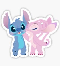 Sitch and Angel smooches Sticker