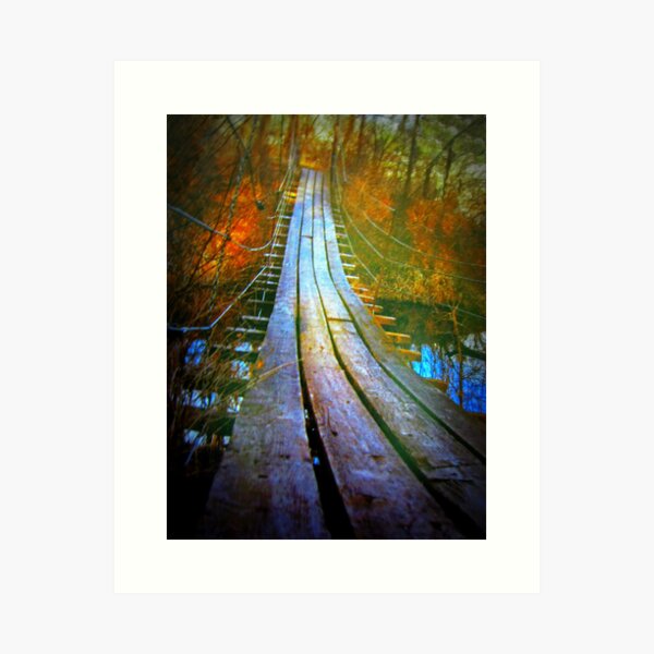 Item preview, Suspension Bridge Ida Grove Iowa designed and sold by Linda Miller Gesualdo.
