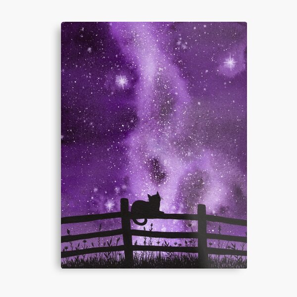 Watercolor Painting, Galaxy Painting, Night Sky, Galaxy Print