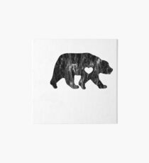 I Love Bears Black Grizzly Brown Polar Cub Art Board