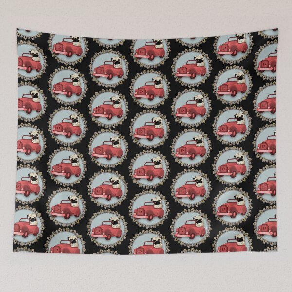 Item preview, Pug Dog Driving Car designed and sold by artmuvz.