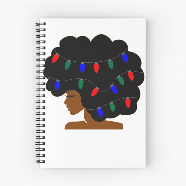 Item preview, Big Afro Christmas Lights Natural Hair designed and sold by blackartmatters.