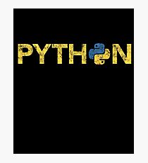 Python Programmer Retro Style Photographic Print