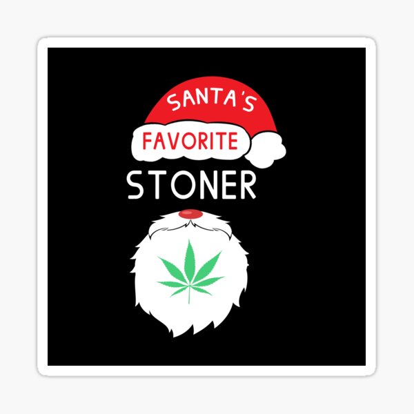 Item preview, Santa's Favorite Stoner Marijuana Christmas designed and sold by DOLCEINDIGO.