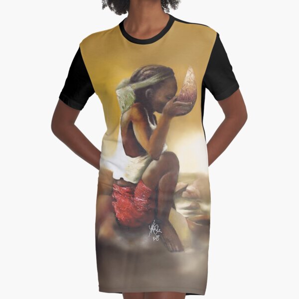 Drink at sunset Graphic T-Shirt Dress