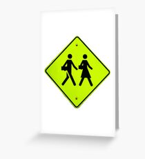 schoolchildren Greeting Card