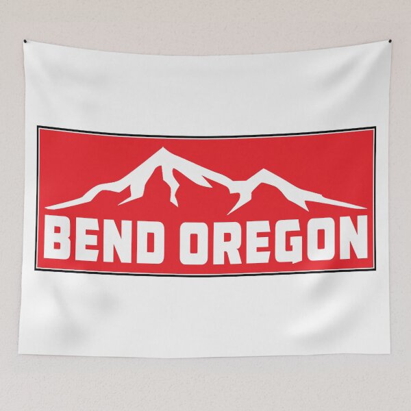 Aperçu de l'œuvre BEND OREGON MONT BACHELOR Montagne Ski Ski Snowboard Snowboard créée et vendue par DESTINATIONS DECAL.