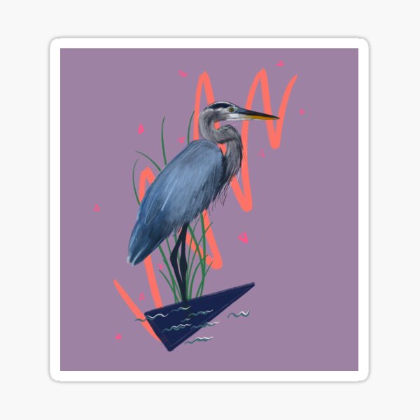 Item preview, Great Blue on the Bayou  designed and sold by nawgirl.