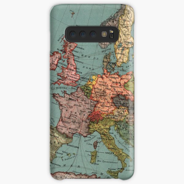 Vintage Karte von Europa (1921) Samsung Galaxy Leichte Hülle