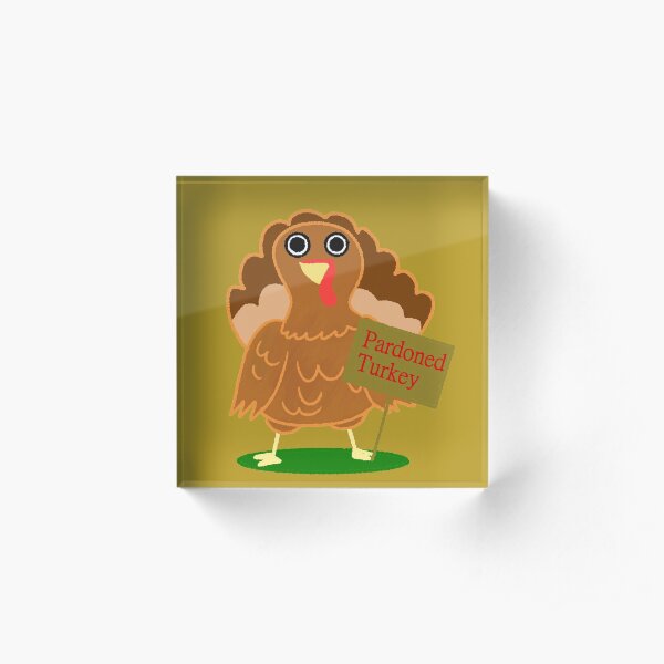Thanksgiving Turkey Acrylic Block