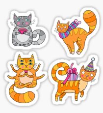 Cat stickers Sticker