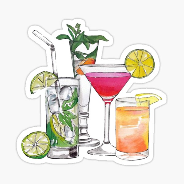 Item preview, Alcohol Drinks Tapestry designed and sold by livpaigedesigns.