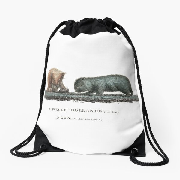Le Wombat Drawstring Bag