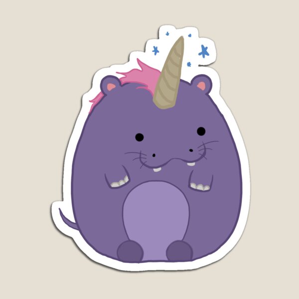 A Unicorn and a Hippo!? Magnet