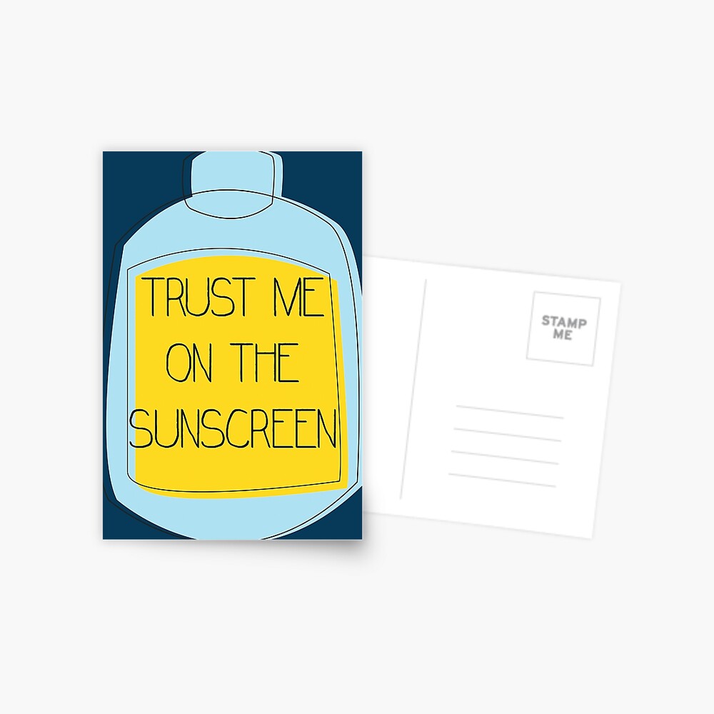 Trust me on the sunscreen - Baz Luhrmann Essential T-Shirt for Sale by  AlexINT