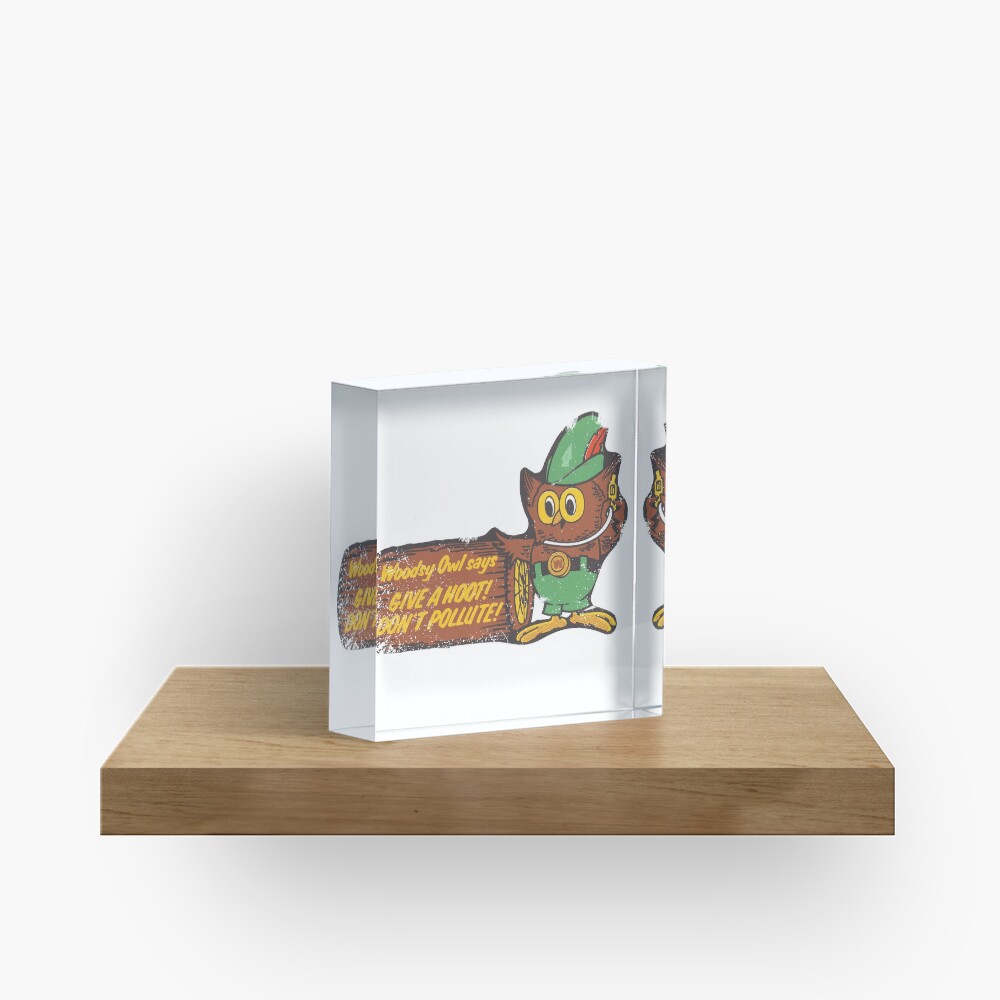 Woodsy Owl Acrylic Block