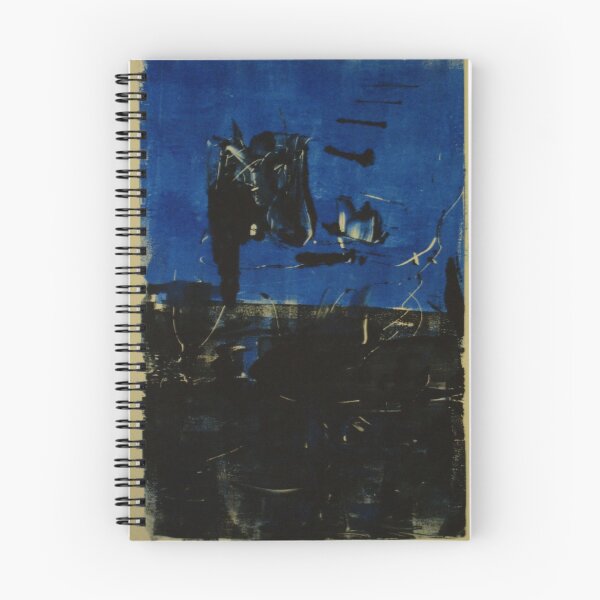 Item preview, Blue and Black Monotype No.2 designed and sold by Susan Grissom.