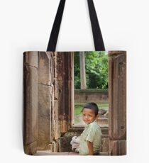 Banteay Srei, Angkor, Cambodia - Model Tote Bag